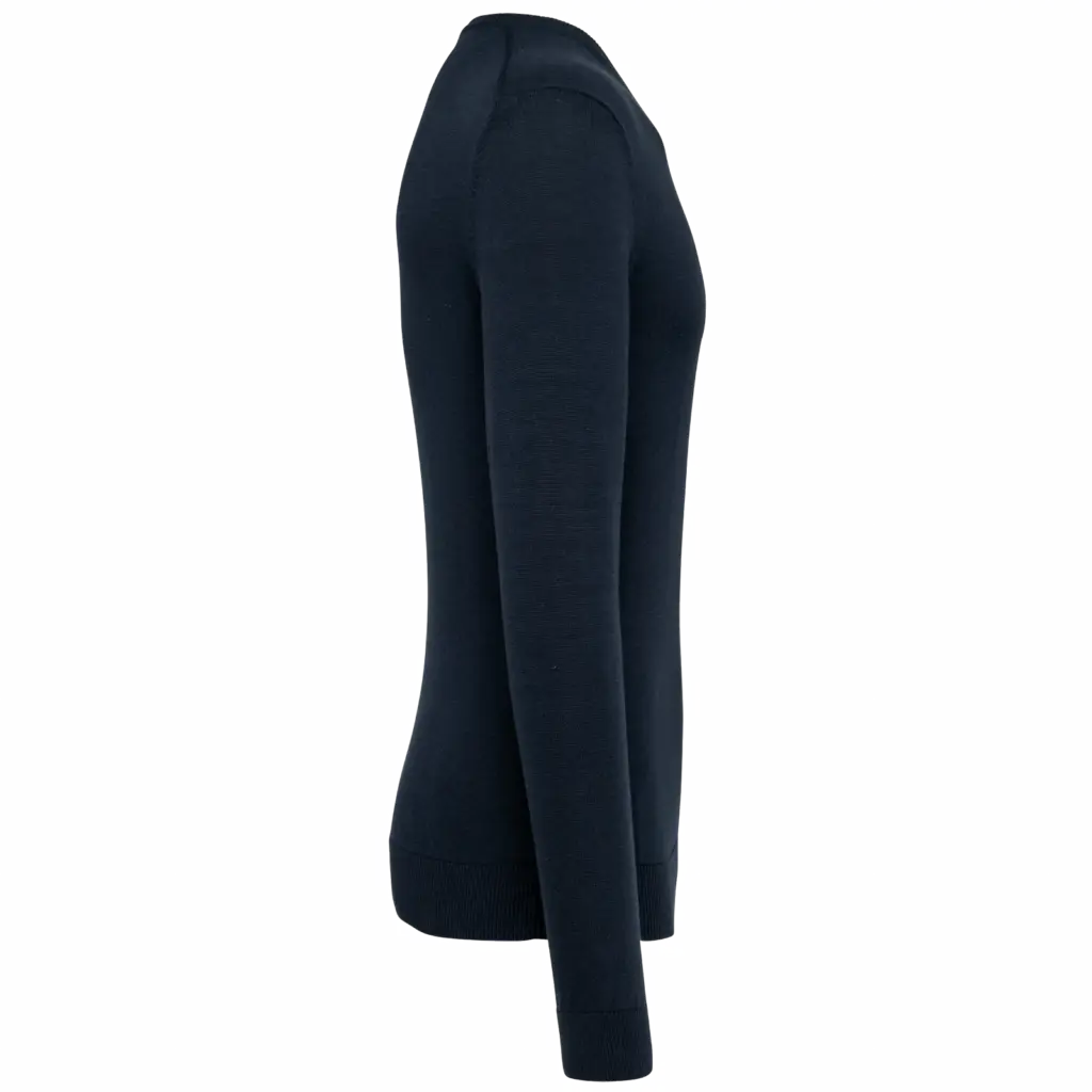 PS_K980-S_NAVY - Hidalgo-werbeartikel Ecologische herentrui met V-hals, navy — productfoto 7