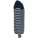Gestreepte herentrui, striped navy / off white — productfoto 5