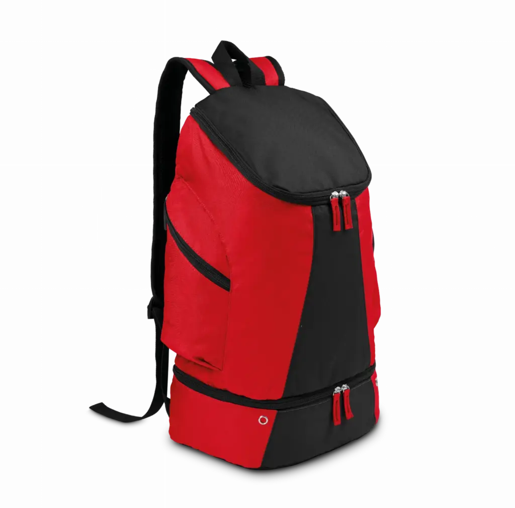 PS_KI0102_RED-BLACK - Hidalgo Sportrugzak, red / black — productfoto 5