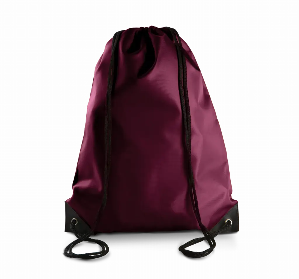 PS_KI0104_BURGUNDY - Hidalgo Rugzak met draagkoordjes, burgundy — productfoto 3