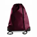 Rugzak met draagkoordjes, burgundy — productfoto 3