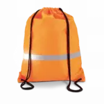 Rugzak met draagkoordjes, fluorescent orange — productfoto 2