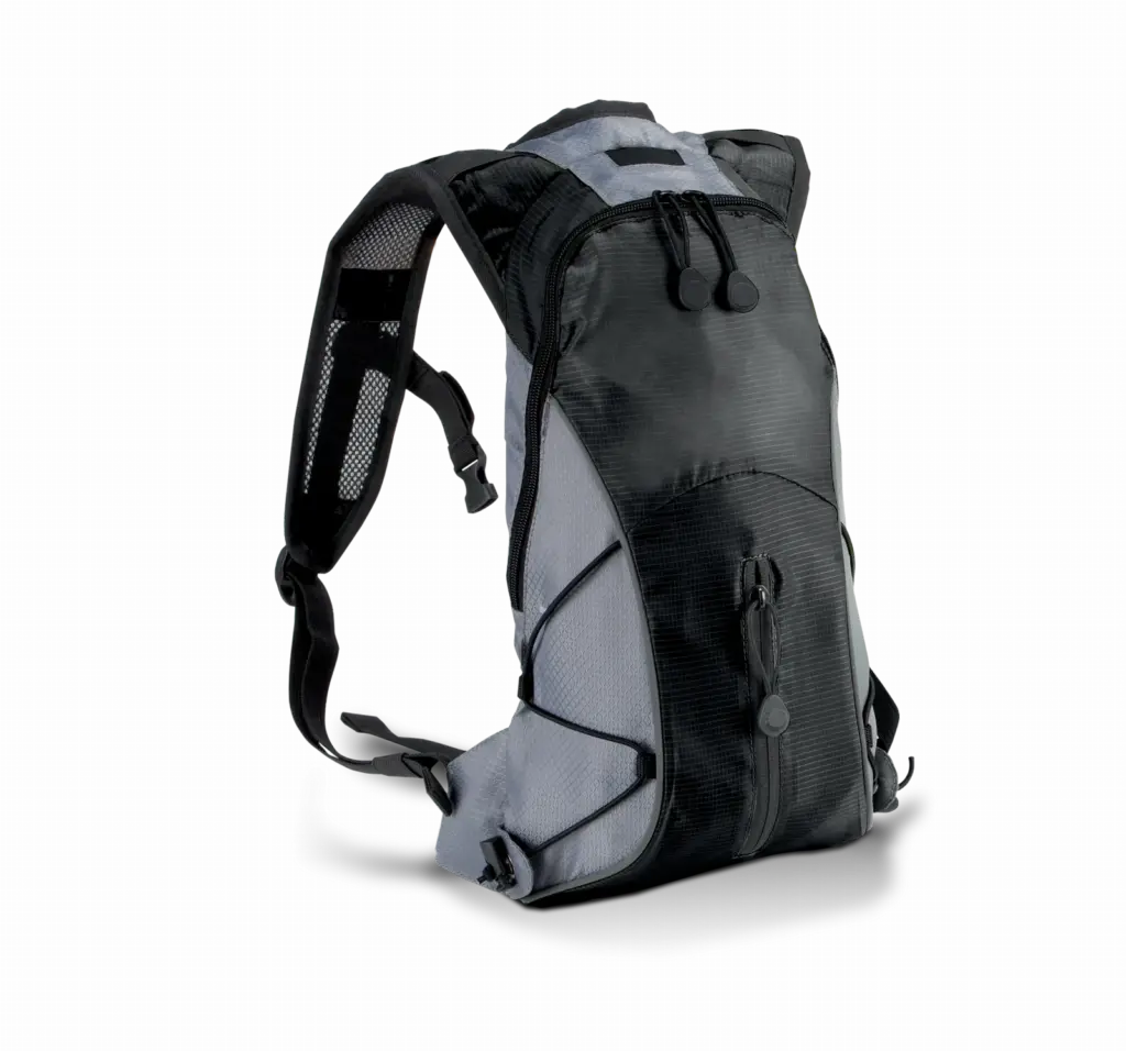 PS_KI0111_BLACK-SLATEGREY - Hidalgo Sportieve rugzak, black / slate grey — productfoto 4
