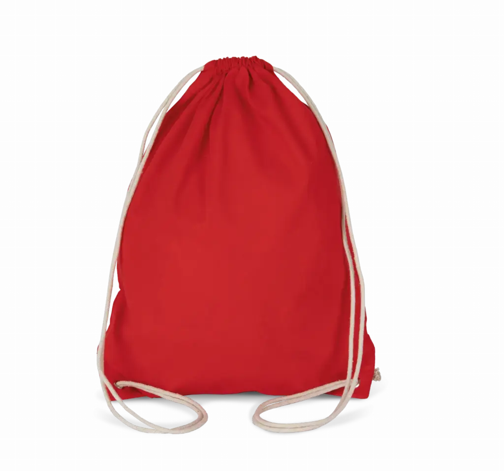 PS_KI0125_RED - Hidalgo Katoenen rugzak met koordjes — productfoto 7