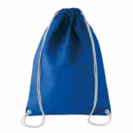 Katoenen rugzak met koordjes, dark royal blue — productfoto 4
