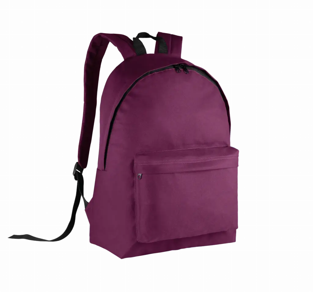 PS_KI0130_BURGUNDY-BLACK - Hidalgo Klassieke rugzak, burgundy / black — productfoto 6
