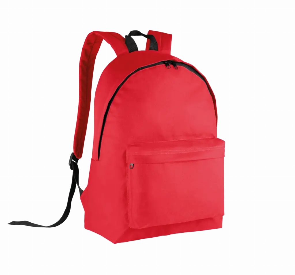 PS_KI0130_RED-BLACK - Hidalgo Klassieke rugzak, red / black — productfoto 16