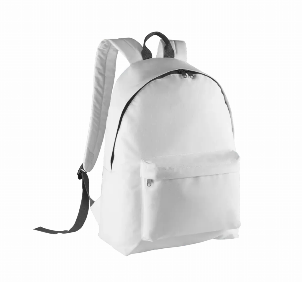PS_KI0130_WHITE-DARKGREY - Hidalgo Klassieke rugzak, white / dark grey — productfoto 18