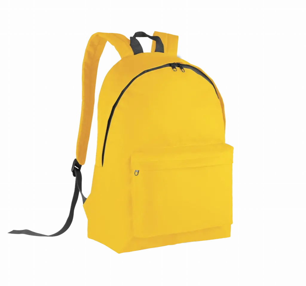 PS_KI0130_YELLOW-DARKGREY - Hidalgo Klassieke rugzak, yellow / dark grey — productfoto 19