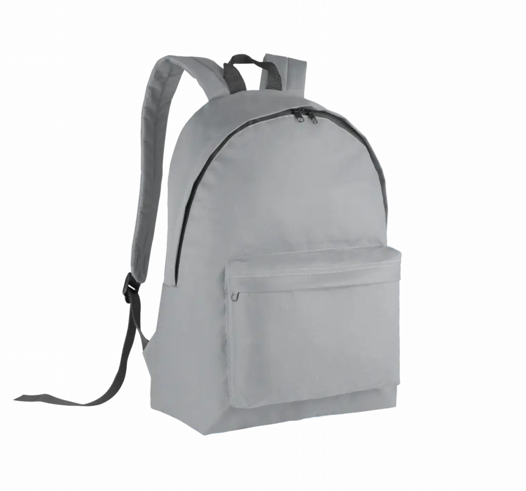 PS_KI0131_LIGHTGREY-DARKGREY - Hidalgo Klassieke Rugzak - Junior Versie, light grey / dark grey — productfoto 7
