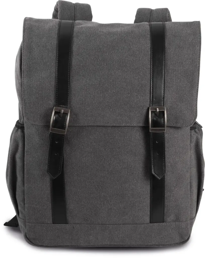 Rugzak van canvas met klep