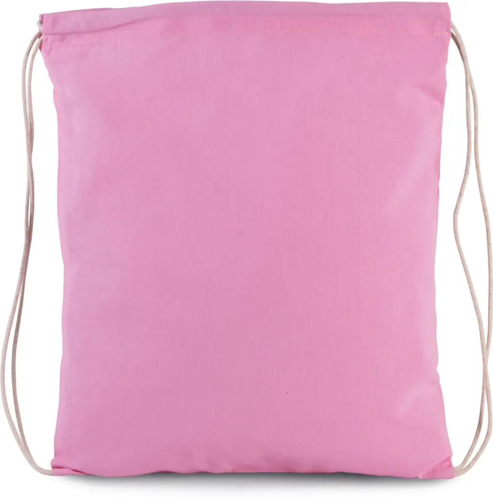 PS_KI0147_DARKPINK - Hidalgo Rugzakje van biokatoen met koordjes, dark pink — productfoto 4