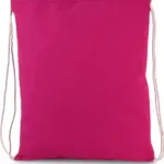 PS_KI0147_MAGENTA - Hidalgo Rugzakje van biokatoen met koordjes, magenta — productfoto 6