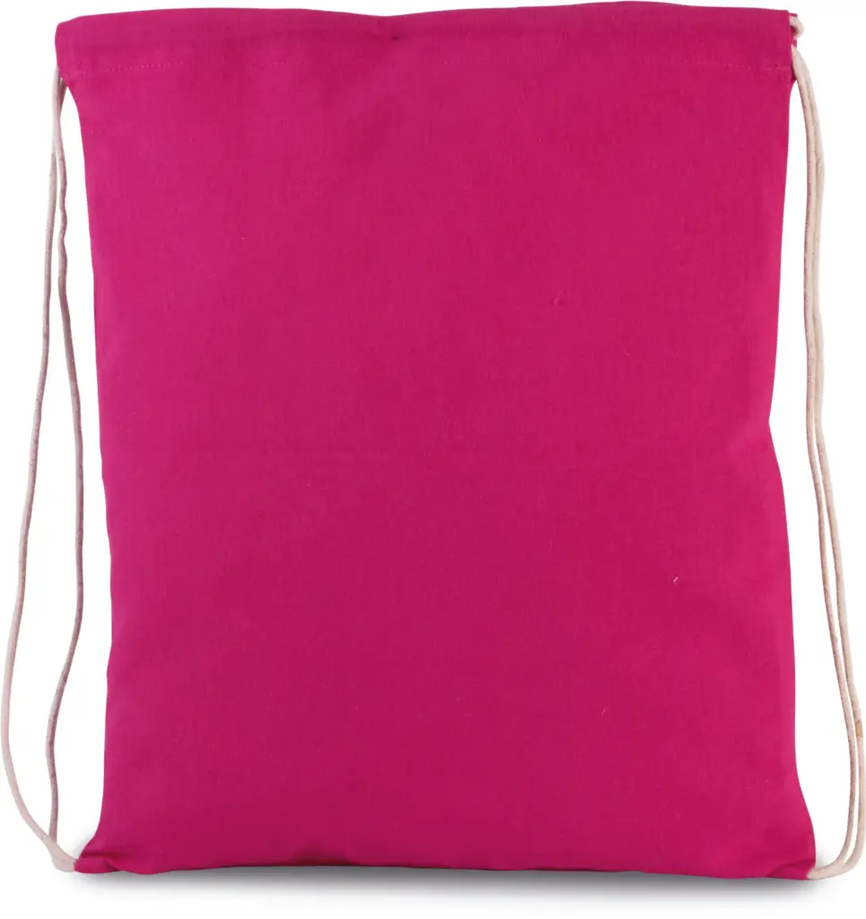 PS_KI0147_MAGENTA - Hidalgo Rugzakje van biokatoen met koordjes, magenta — productfoto 6