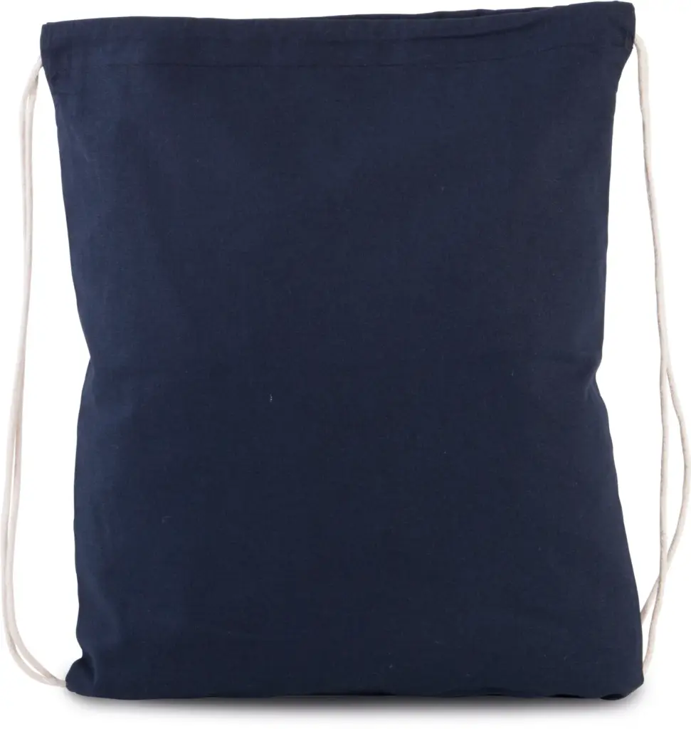 PS_KI0147_NAVY - Hidalgo Rugzakje van biokatoen met koordjes, navy — productfoto 8