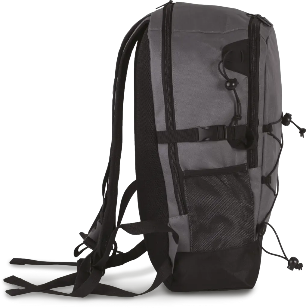 Multifunctionele rugzak, full grey / black — productfoto 6
