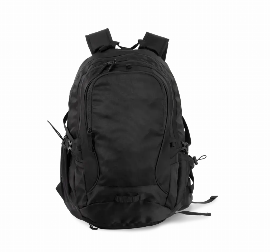 PS_KI0172_BLACK - Hidalgo Vrijetijdsrugzak met helmhouder, black — productfoto 5