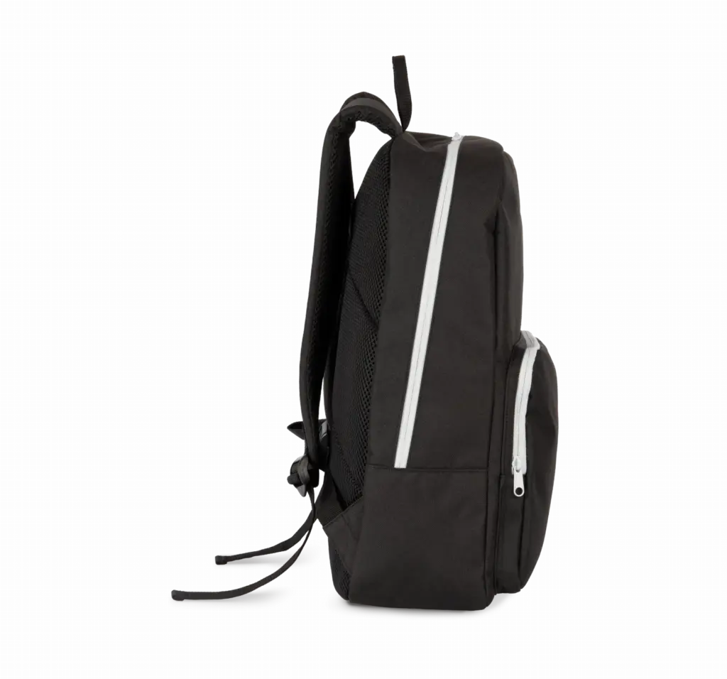 Rugzak met contrasterende ritssluiting, black / light grey — productfoto 4