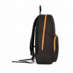 Rugzak met contrasterende ritssluiting, black / orange — productfoto 6