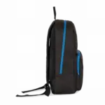 Rugzak met contrasterende ritssluiting, black / royal blue — productfoto 8