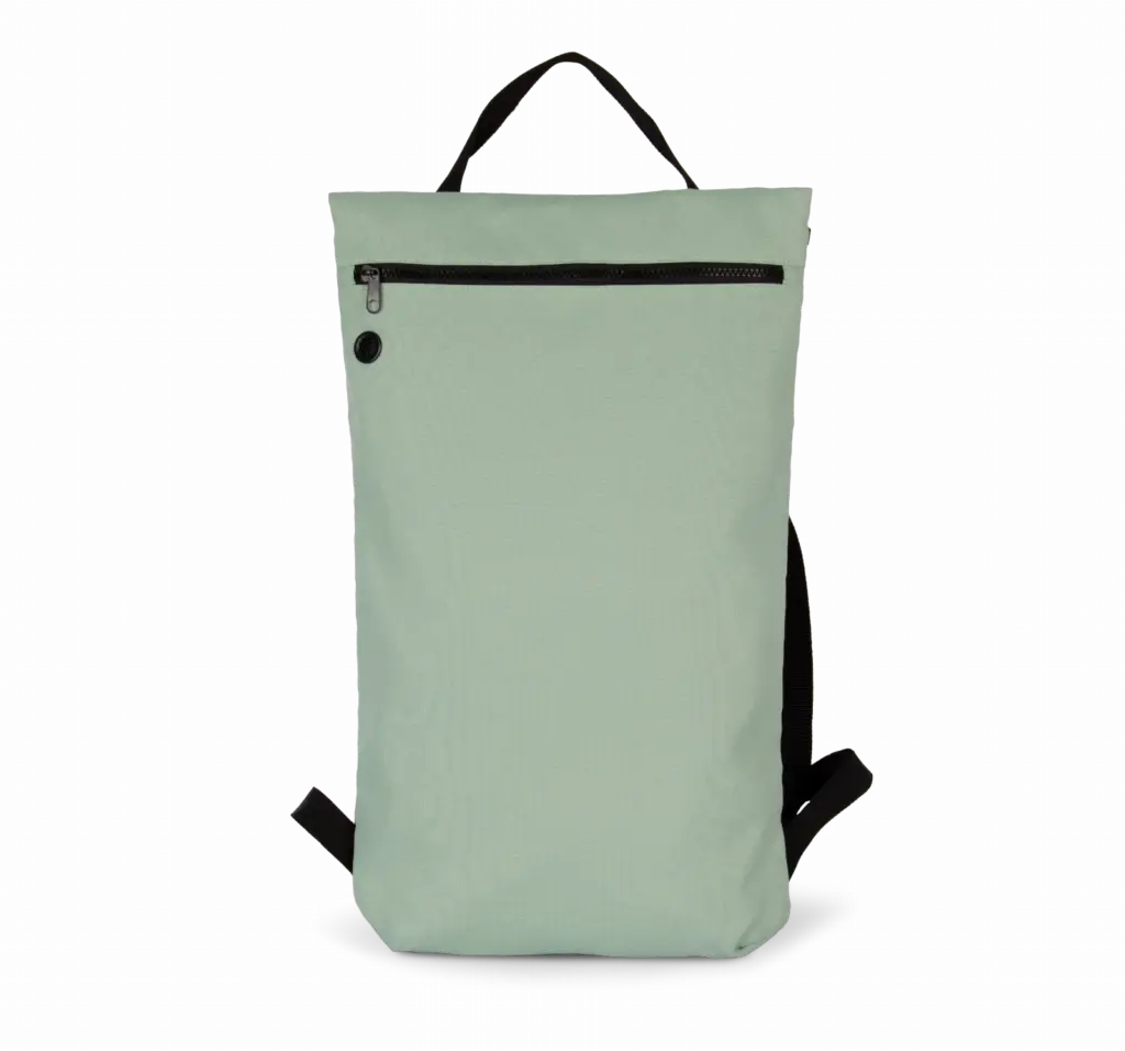 PS_KI0183_SAGE - Hidalgo Trendy, platte en gerecycleerde rugzak, sage — productfoto 8