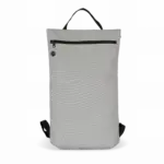 PS_KI0183_SNOWGREY - Hidalgo Trendy, platte en gerecycleerde rugzak, snow grey — productfoto 9