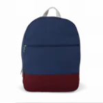 PS_KI0185_INDIGO-WINE - Hidalgo Essentiële rugzak in katoen, indigo / wine — productfoto 6