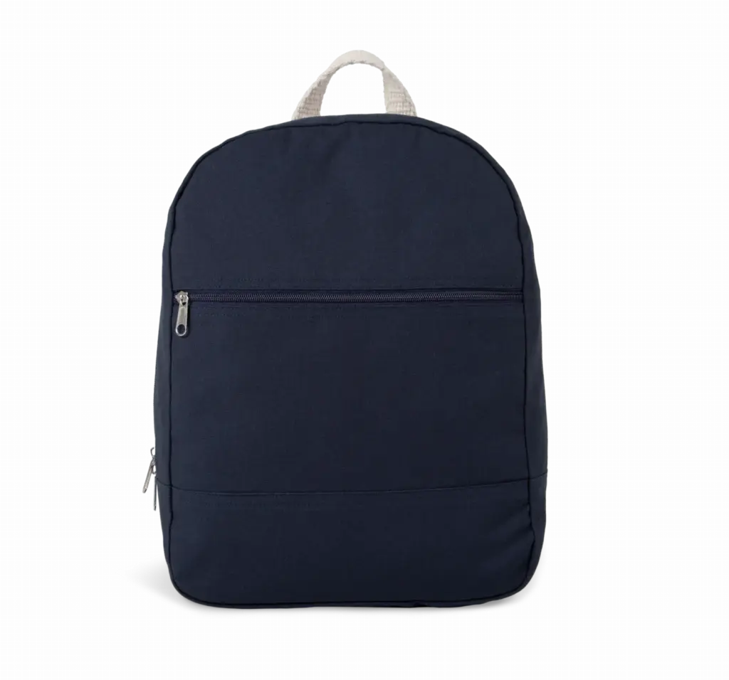 PS_KI0185_NAVY - Hidalgo Essentiële rugzak in katoen, navy — productfoto 9