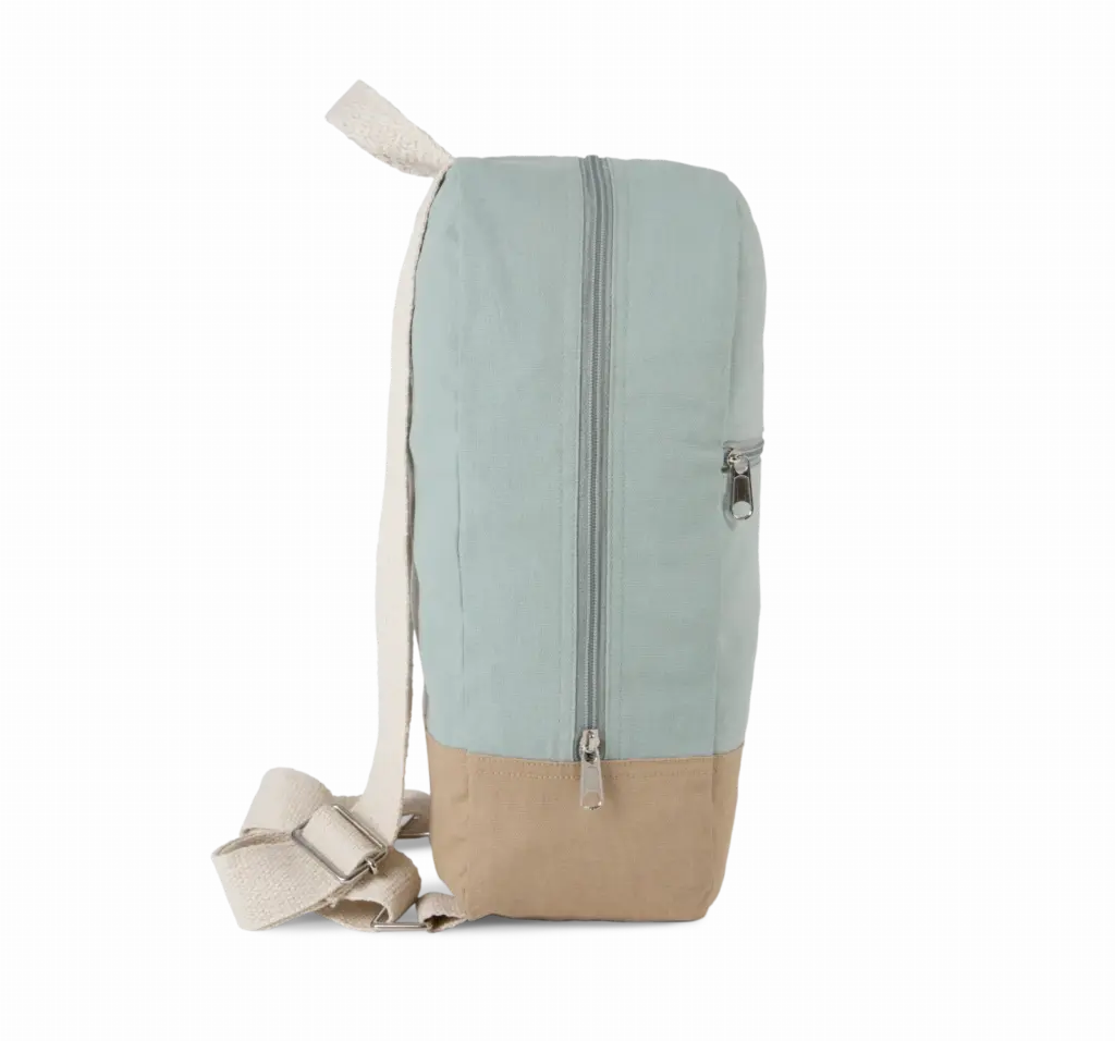 PS_KI0185-S_SAGE-HEMP - Hidalgo Essentiële rugzak in katoen, sage / hemp — productfoto 10