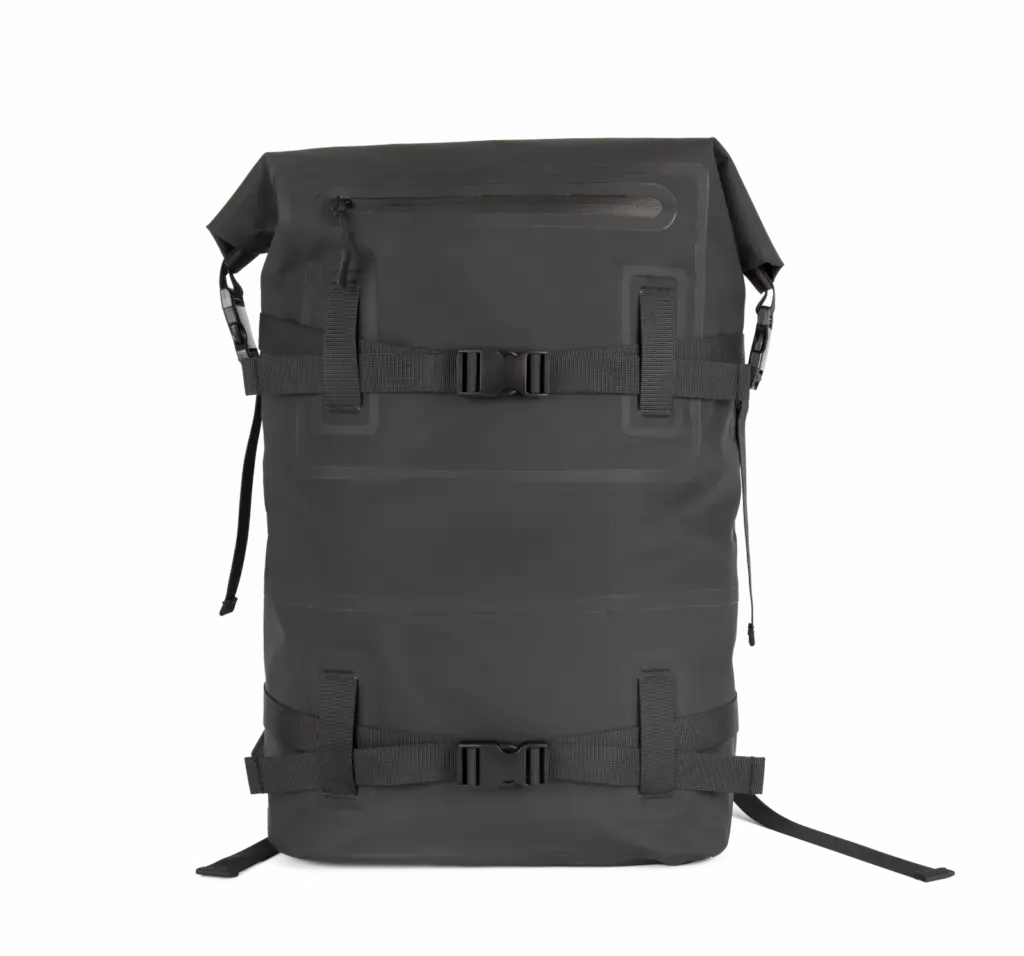 Waterdichte rugzak met drukriemen, black — productfoto 6