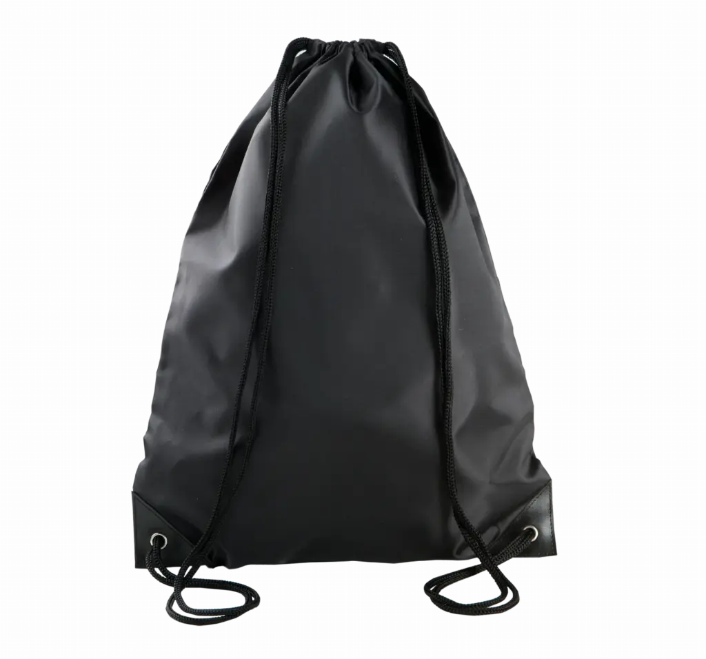 Rugzak met koordjes, black