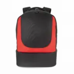 Rugzak voor teamsport met stevige bodem, black / red — productfoto 4