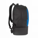 Rugzak voor teamsport met stevige bodem, black / royal blue — productfoto 4