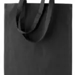 Shopper met lange hengsels, black — productfoto 5