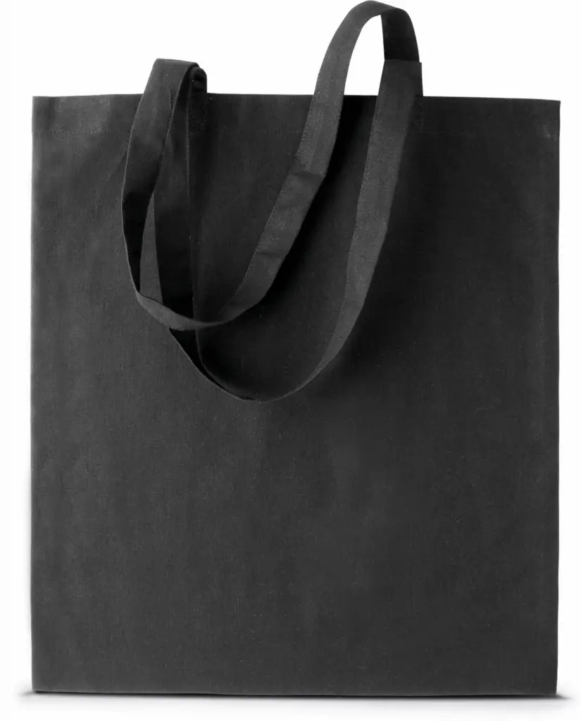 Shopper met lange hengsels, black — productfoto 5