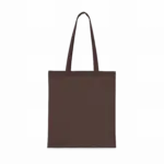 Shopper met lange hengsels, chocolate — productfoto 10