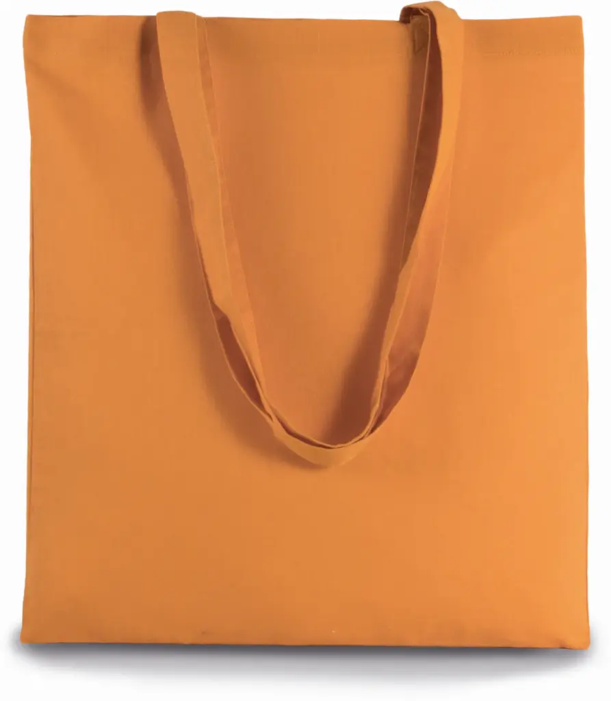 Shopper met lange hengsels, cumin yellow — productfoto 12