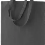 Shopper met lange hengsels, dark grey — productfoto 14
