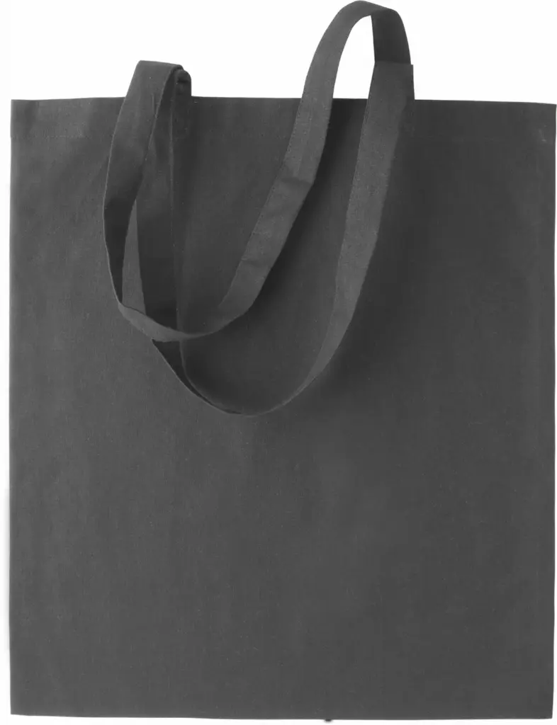 Shopper met lange hengsels, dark grey — productfoto 14
