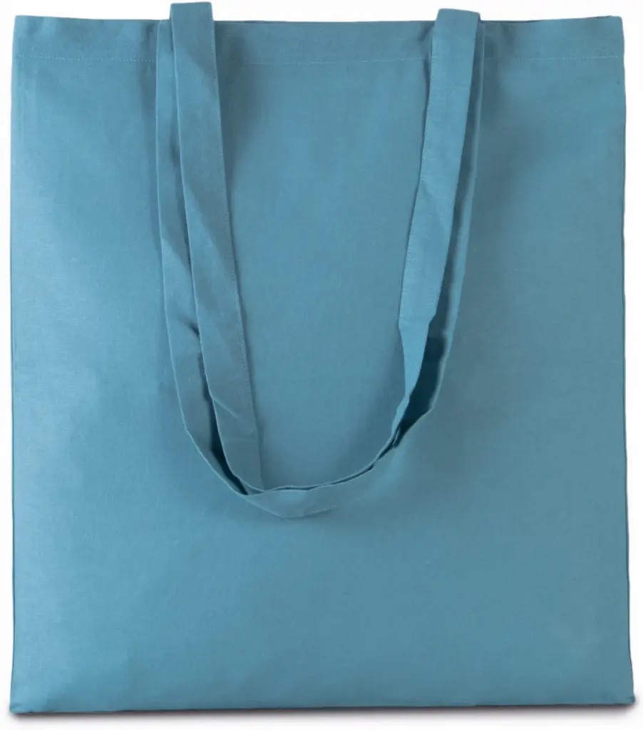 Shopper met lange hengsels, delphinium blue — productfoto 17