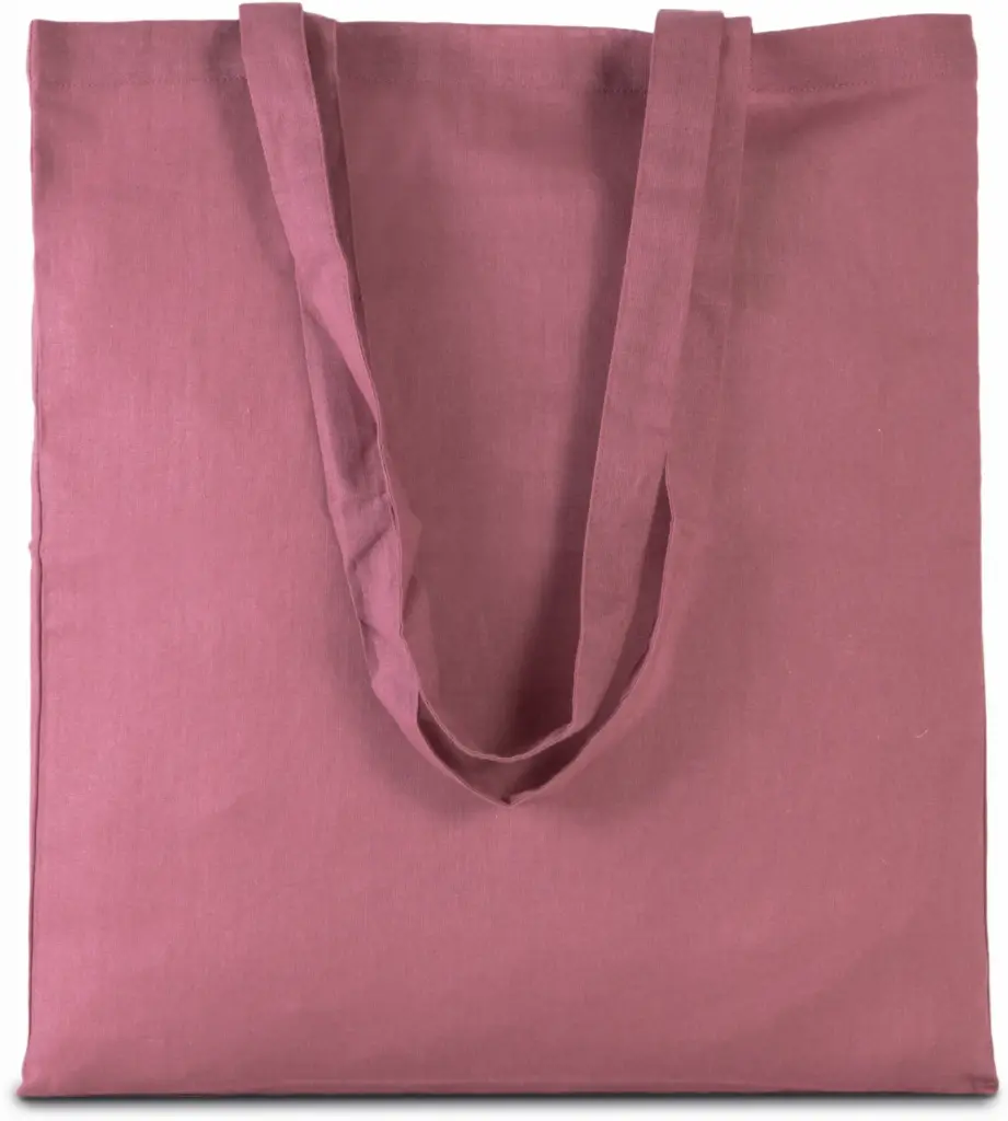 Shopper met lange hengsels, marsala — productfoto 26