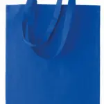 Shopper met lange hengsels, royal blue — productfoto 34