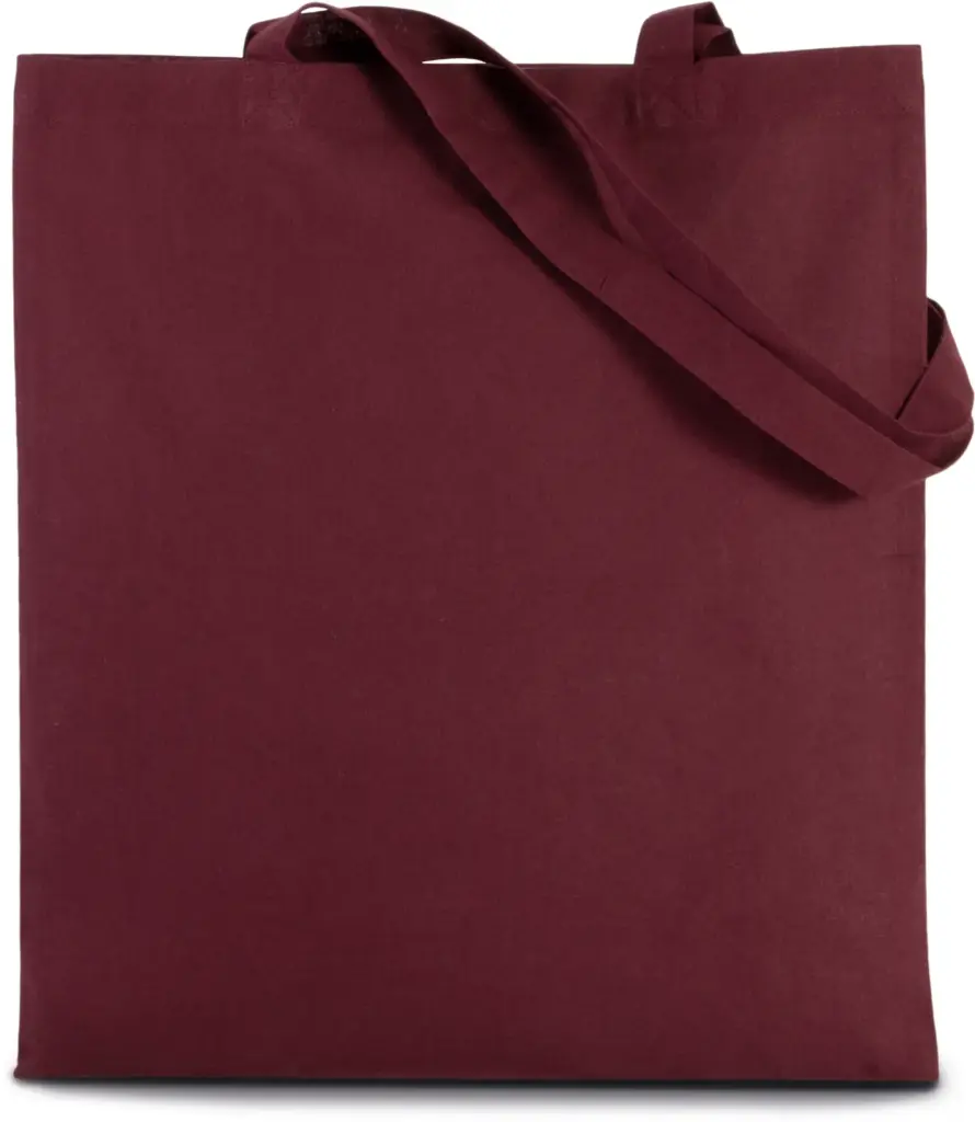 Shopper met lange hengsels, wine — productfoto 41