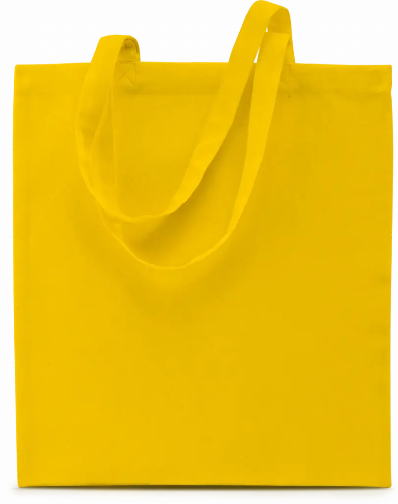 Shopper met lange hengsels, yellow — productfoto 42