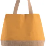 PS_KI0235_CUMINYELLOW-NATURAL - Katoenendraagtassen Shopper van jute- & katoencanvas, cumin yellow / natural — productfoto 15