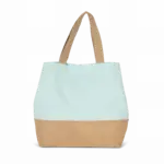 PS_KI0235_ICEMINT-NATURAL - Katoenendraagtassen Shopper van jute- & katoencanvas, ice mint / natural — productfoto 16