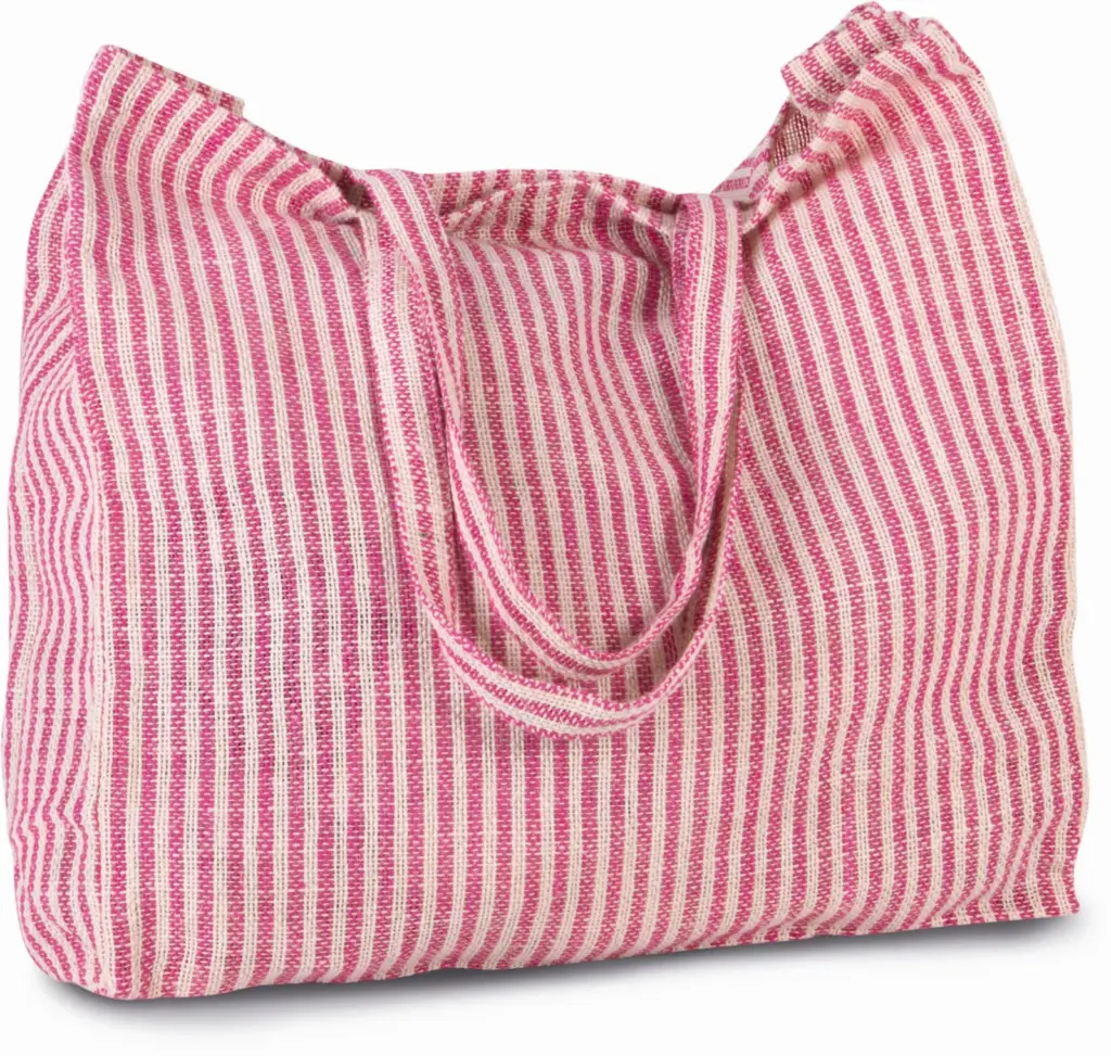 Gestreepte shopper van juco — productfoto 2