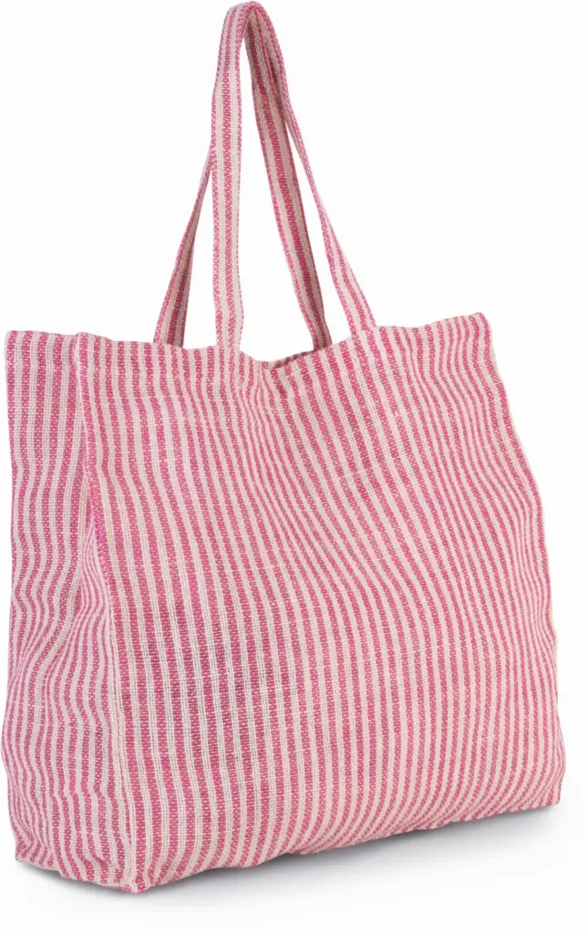 Gestreepte shopper van juco — productfoto 4