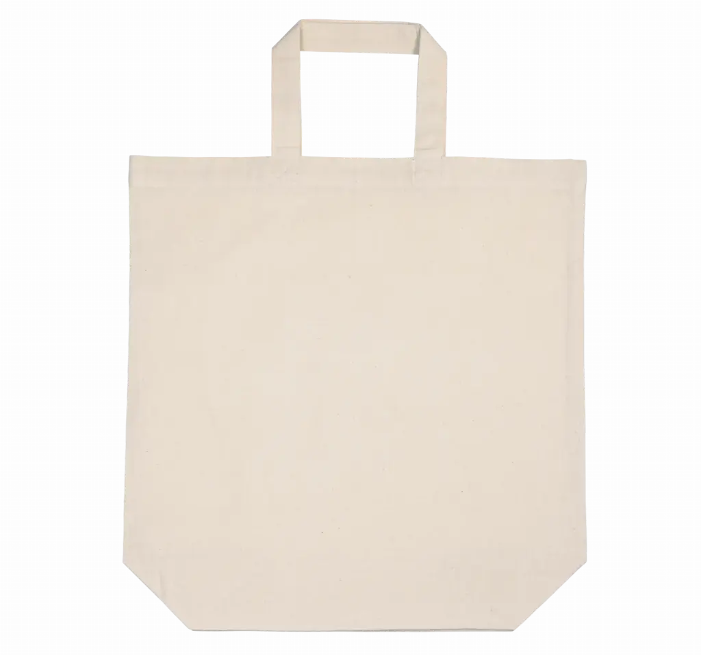 Shopper van katoen, natural — productfoto 3