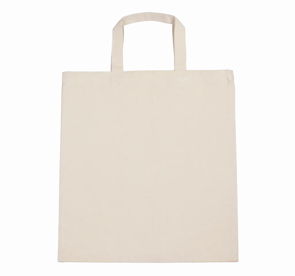 Shopper van canvaskatoen, natural — productfoto 2